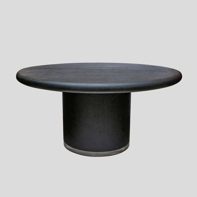 Demi Lune Consoles Tables in Black Lacquer, 1980s, Set of 2 For Sale - Image 3 of 13