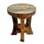 Rustic Vintage Boat Wood Stool / Side Table For Sale - Image 3 of 6