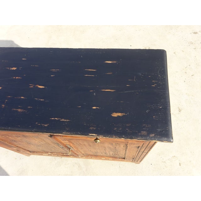 Wood Vintage Parisian Pine Buffet, 1890s For Sale - Image 7 of 18