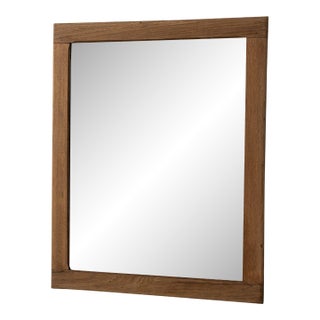 19th Century France Amber Wood Mirror For Sale