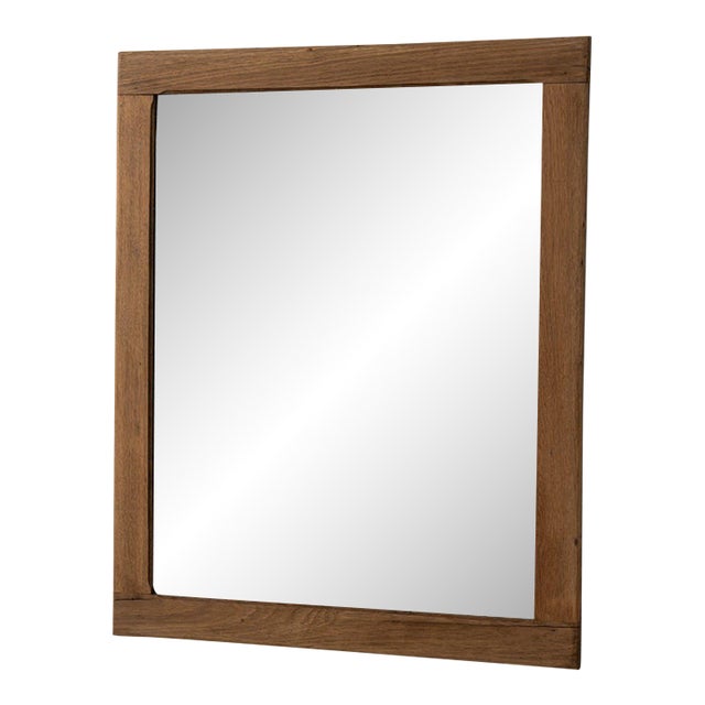19th Century France Amber Wood Mirror For Sale