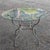 Iron Outdoor Table with Round Glass Top, 1990s For Sale - Image 11 of 18