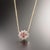 1990s Natural Tourmaline Diamond Pendant Necklace 18" 14k YG 1.52 TCW Certified For Sale In New York - Image 6 of 13