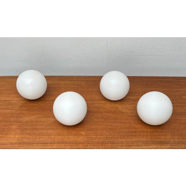 Mid-Century Modern Space Age Swiss Replacement Glass Spare Part for Temde Lamps from E.R. Nele, 1960s For Sale - Image 4 of 13