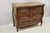 Vintage French Louis XV Country Style Sienna Cherry Bombe Commode Chest Dresser. Item features panel carved sides, solid...