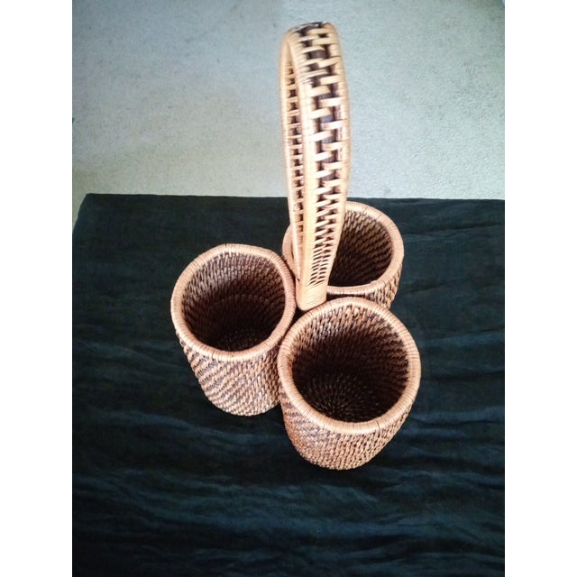 GORGEOUS Woven Rattan 3 Part Cutlery Holder The GORGEOUS Woven Rattan 3 Part Cutlery Holder is a stylish and functional...