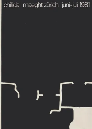 1981 Eduardo Chillida Maeght Zurich Poster