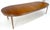 Very Fine Oval Walnut Banded 68” Long Dining Table w/ 2 Leaves MINT For Sale - Image 10 of 18