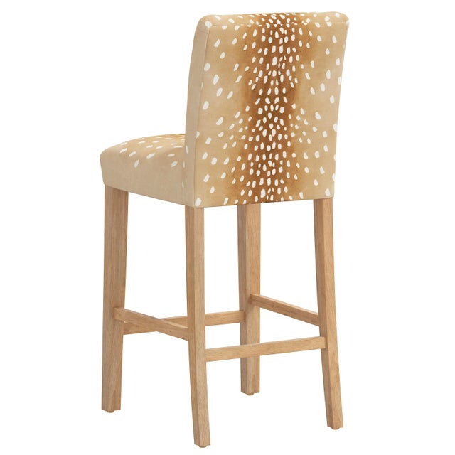 Spritely Home Bar stool in Fawn Natural For Sale - Image 4 of 8