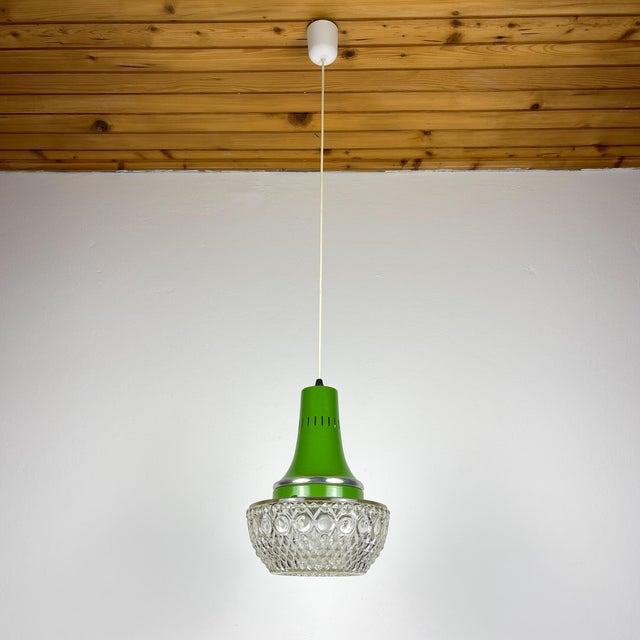 Mid-Century Modern Green Pendant Lamp by Targetti Sankey, 1960s For Sale - Image 14 of 15