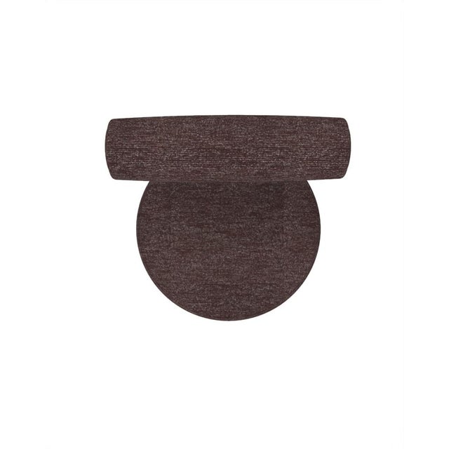 Not Yet Made - Made To Order Moca Chair in Tricot Dark Brown Fabric by Studio Rig for Collector For Sale - Image 5 of 6