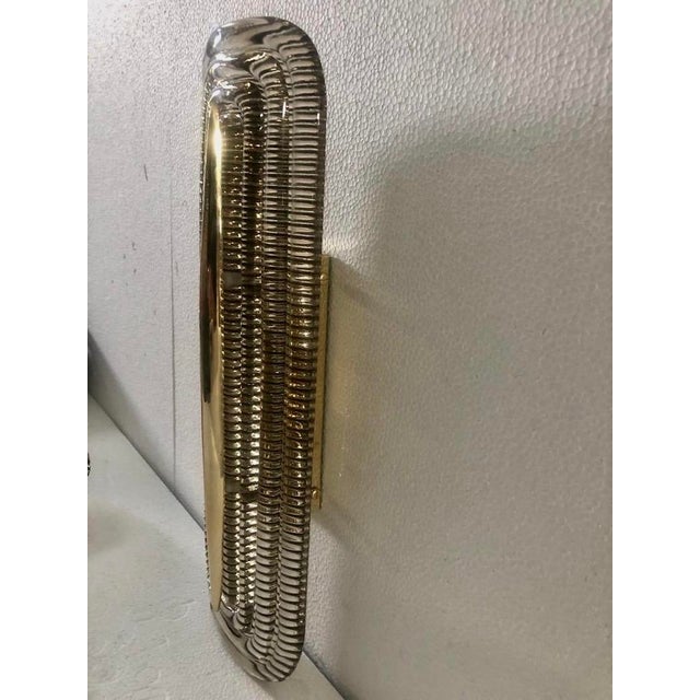 Smoky Murano Glass and Brass Wall Light, 2000 For Sale - Image 6 of 11