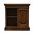 Brown Davis Cabinet Co. Antique Walnut Early American Country Style 24" Square Accent Bookcase End Table For Sale - Image 8 of 8