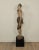 19th Century 19th Century Southeast Asian Tall Painted & Carved Wood Figure of a Man For Sale - Image 5 of 9