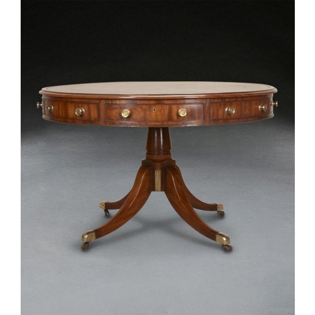 Regency Mahogany Drum Table, 1830 For Sale - Image 12 of 12