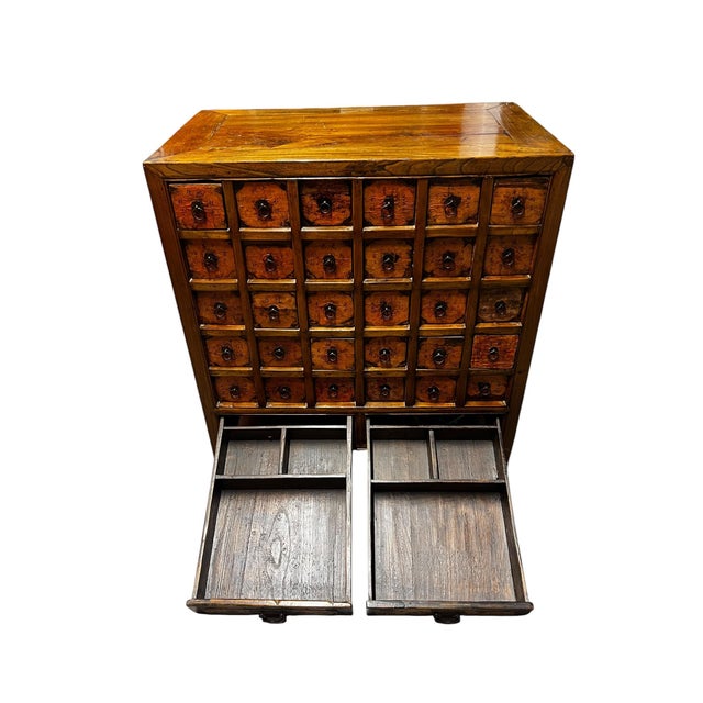 Asian Late 20th Century Asian Apothecary Cabinet For Sale - Image 3 of 18