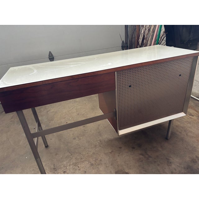 Wood 1960s Raymond Lowery for Hill-Rom Student Desk For Sale - Image 7 of 7
