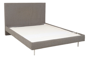 Fabric Bed in Grey from Schramm