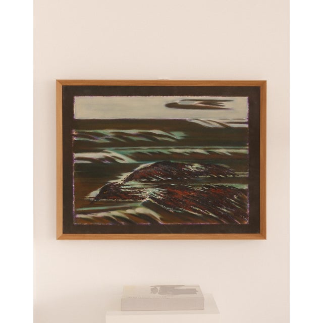 A powerful oil composition by Georg Herzig, an Austrian painter recognized for his emotionally charged visual language and...