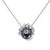 Late 20th Century Tahitian Natural Black Pearl 18k (750) White Gold and Natural Diamond Pendant For Sale - Image 4 of 13