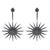 Bochic Classic & Chic Star Black Diamond Earrings Set In 18K Black Gold For Sale - Image 15 of 18