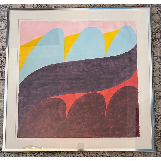 1970s Original Signed Carol Summers "Esperanza " Woodcut Framed For Sale - Image 4 of 16