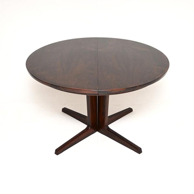 Wood Vintage Danish Extending Dining Table from Bernhard Pedersen, 1960s For Sale - Image 7 of 12
