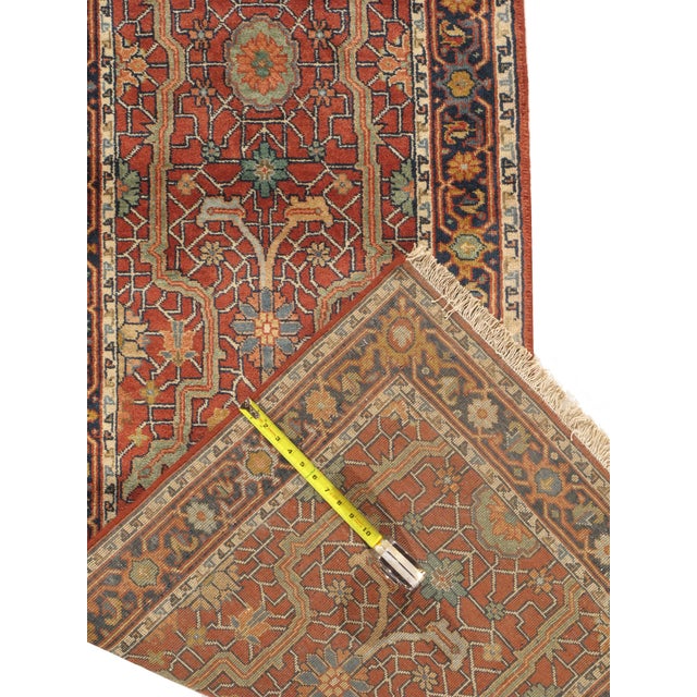 Traditional Pasargad DC Fine Hand Knotted Ralph Lauren Design Runner Rug For Sale - Image 3 of 4