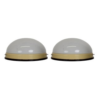 Bauhaus Ceiling Lamps, 1940s, Set of 2 For Sale