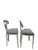 Vintage Memphis Style Hammered Metal Counter Stools - Set of 4 For Sale - Image 4 of 12