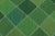 Mid-Century Modern Scandinavian Flat Weave Rug by Keivan Woven Arts, Geometric Greens 4'0 X 6'2 For Sale - Image 3 of 11