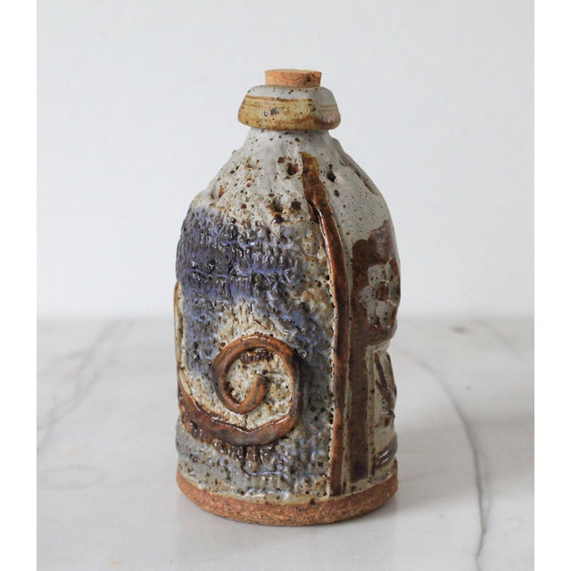 Mid 20th Century Vintage Signed Studio Art Pottery Jug For Sale - Image 5 of 10
