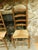 Early 20th Century Early 20th Century Set of 2 Ladderback Chairs With Woven Seats For Sale - Image 5 of 16