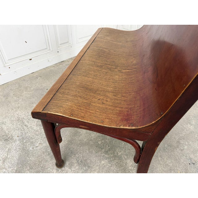 Tan Bistro Benches from Fischel, 1920, Set of 3 For Sale - Image 8 of 10