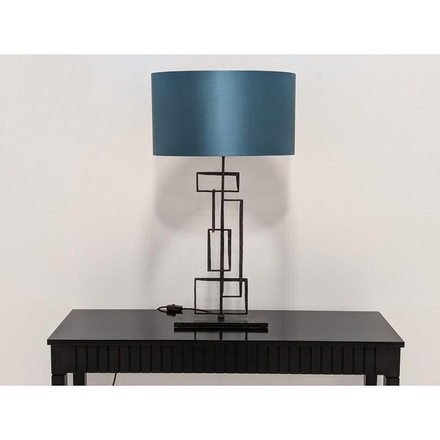 Product specification: condition: excellent brand: porta romana model: salperton colour: bronze/teal/oceanblue material:...