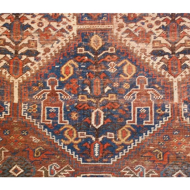 19th Century Ghashghaei Rug 62" x 80" Chairish