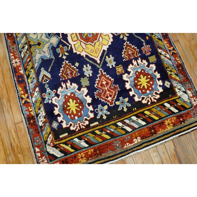19th Century Large Scale Caucasian Shirvan Karaghashli Full Pile Rug - 4' x 9'7" For Sale - Image 16 of 18