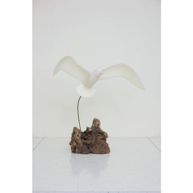 Mid-Century Modern Vintage Flying Seagull Tabletop Sculpture For Sale - Image 3 of 13