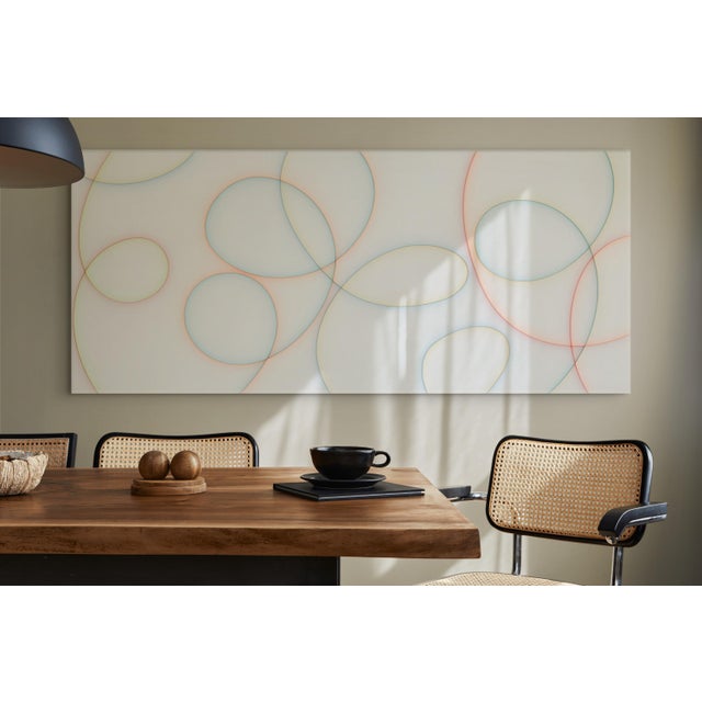 Abstract Contemporary Abstract Cast Acrylic and Spray Paint "Harlequin" by Tom Henderson For Sale - Image 3 of 8