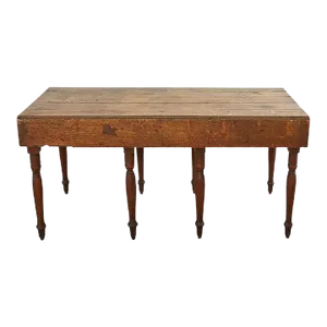 19th Century Country English Oak Drop Leaf Farmhouse Table