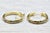 Contemporary The Wendens: Ladies 14K Tricolor 1" Hoop Earrings, 2 Pieces For Sale - Image 3 of 7