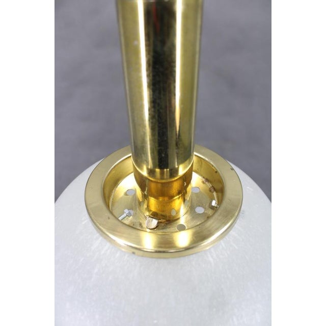 Pendant Glass Light attributed to Targetti, Italy, 1970s For Sale - Image 11 of 15