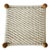 Mid-Century Danish Wooden Stool with Rope Seat, 1960s For Sale - Image 6 of 7