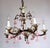 Brass and Porcelain 5-Light Chandelier by Peris Andreu, 1940s For Sale - Image 15 of 16