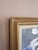 Paint Mid-Century Modern 'Lilies in a Vase' Vintage Original Still Life Oil Painting, Framed For Sale - Image 7 of 13