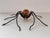 1960s Italian Spider Wall Light Sconce with Yellow Glass Body, 1960s For Sale - Image 5 of 12
