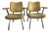1960s Donald Deskey Streamline Style Armchairs Royal Metal For Sale