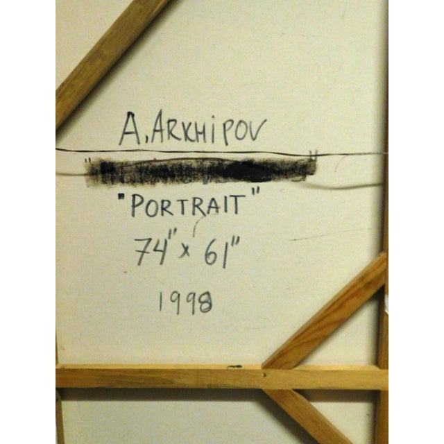 Anton Arkhipov Portrait Russian Original Painting Artwork Art Important Artist For Sale - Image 4 of 7