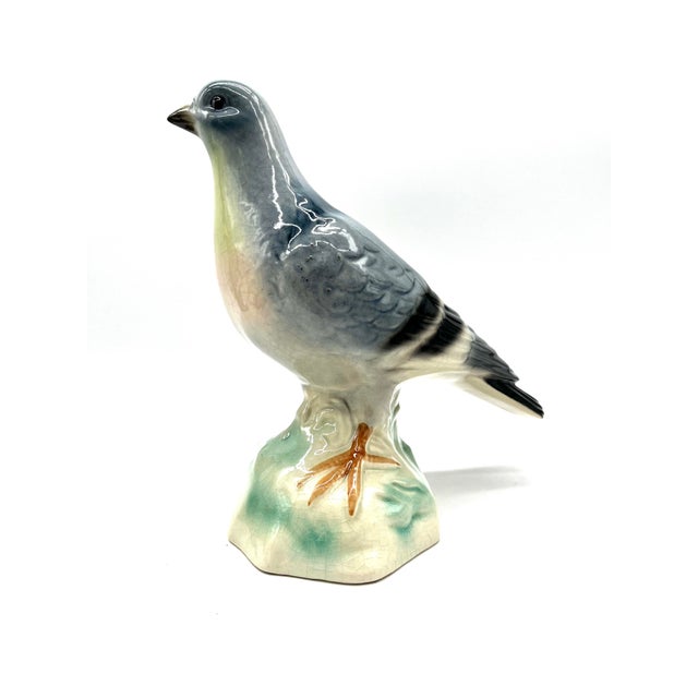 Mid-Century Ceramic Pigeon Figurine from Cortendorf, West Germany, 1950s-1960s For Sale - Image 10 of 16
