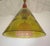 Olive Green, Mid Century Modern, Murano Glass Pendant Lights - a Pair For Sale - Image 11 of 14